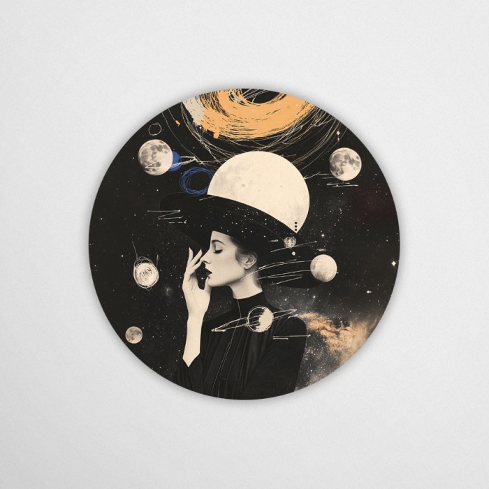 echa galaktyki - dekoracja ścienna