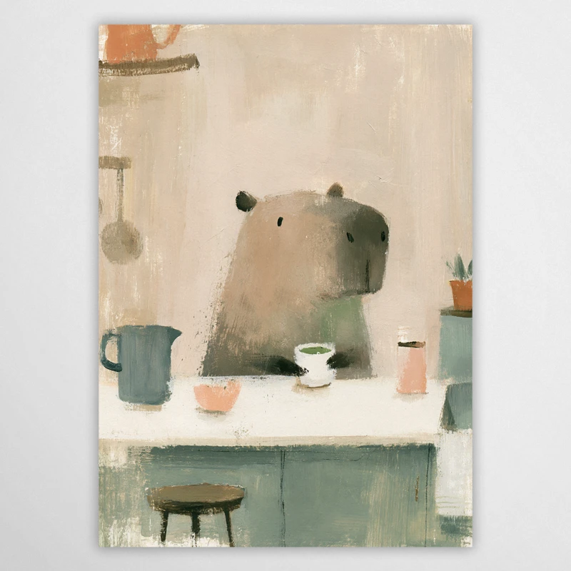 Matcha Kapi-ccino - plakat