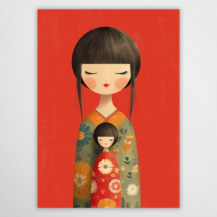 kokeshi - plakat