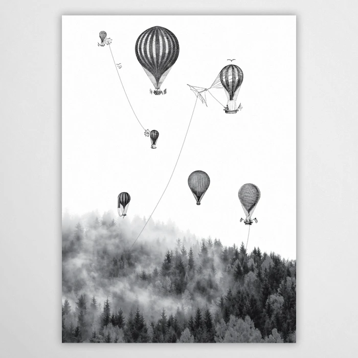 zawody balonowe - plakat