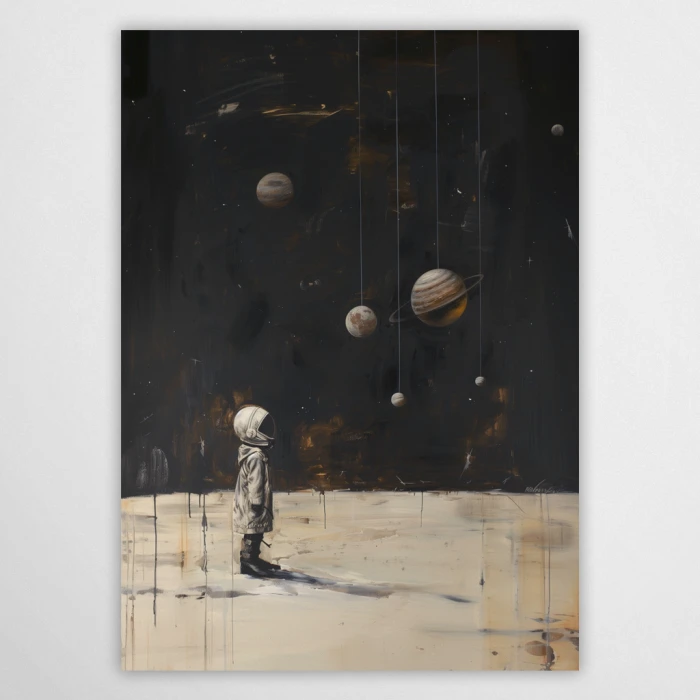 petite astronaut - plakat