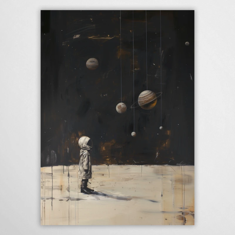 petite astronaut - plakat