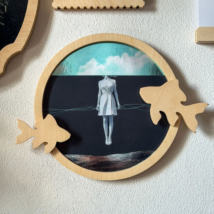 wynurzenie - grafika w ramce