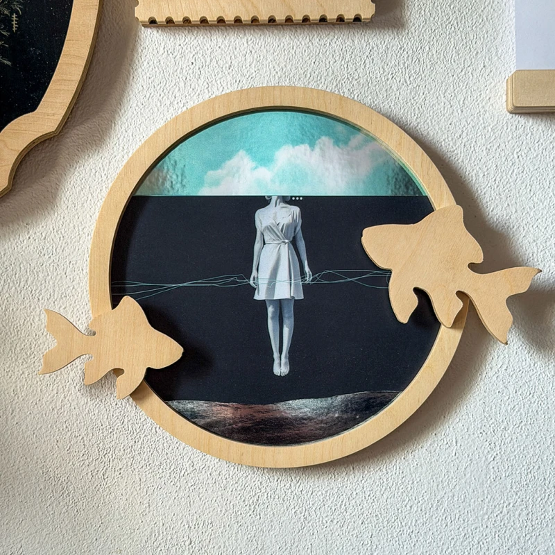 wynurzenie - grafika w ramce